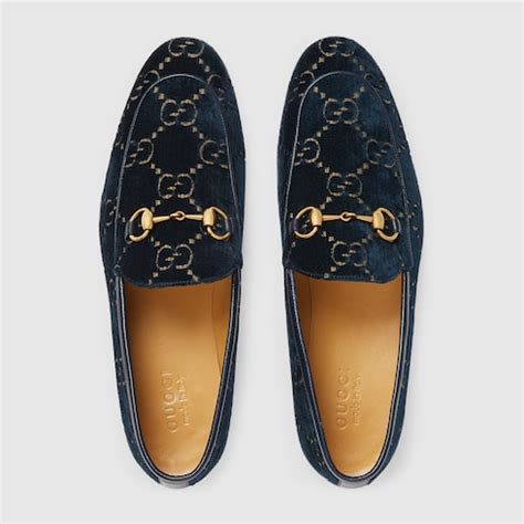 mens velvet gucci loafers|Gucci heeled loafer.